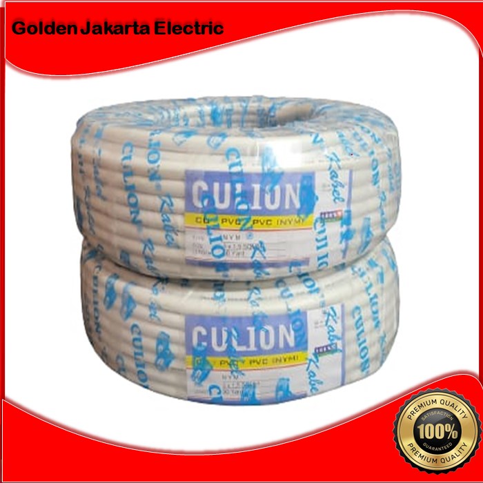 Kabel NYM 3x1,5 50Yard SNI Culion Kabel Listrik Kawat Tembaga 3x1.5 50Y