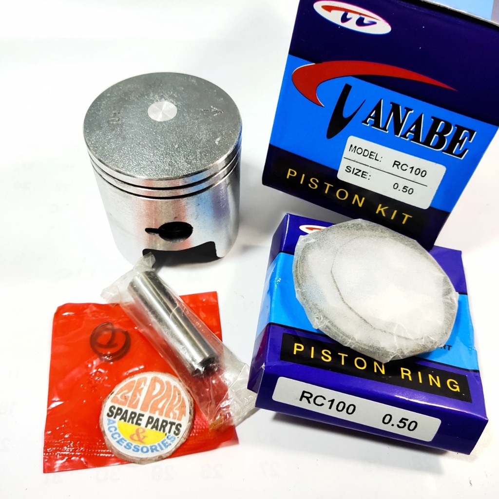 Piston ring seher pen kit RC100 Tornado GX Os 50