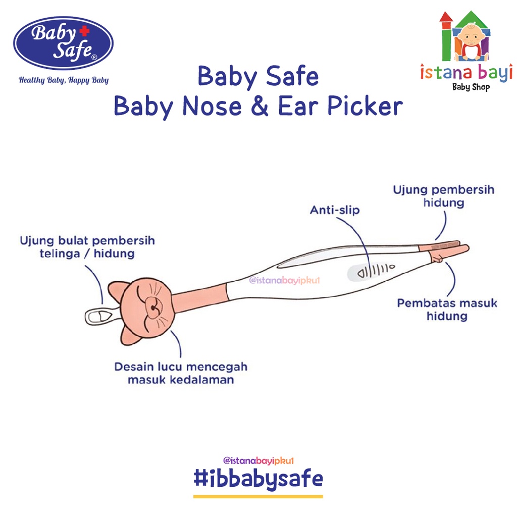 Baby Safe Picker Nose &amp; Ear NAS03/Pembersih Hidung