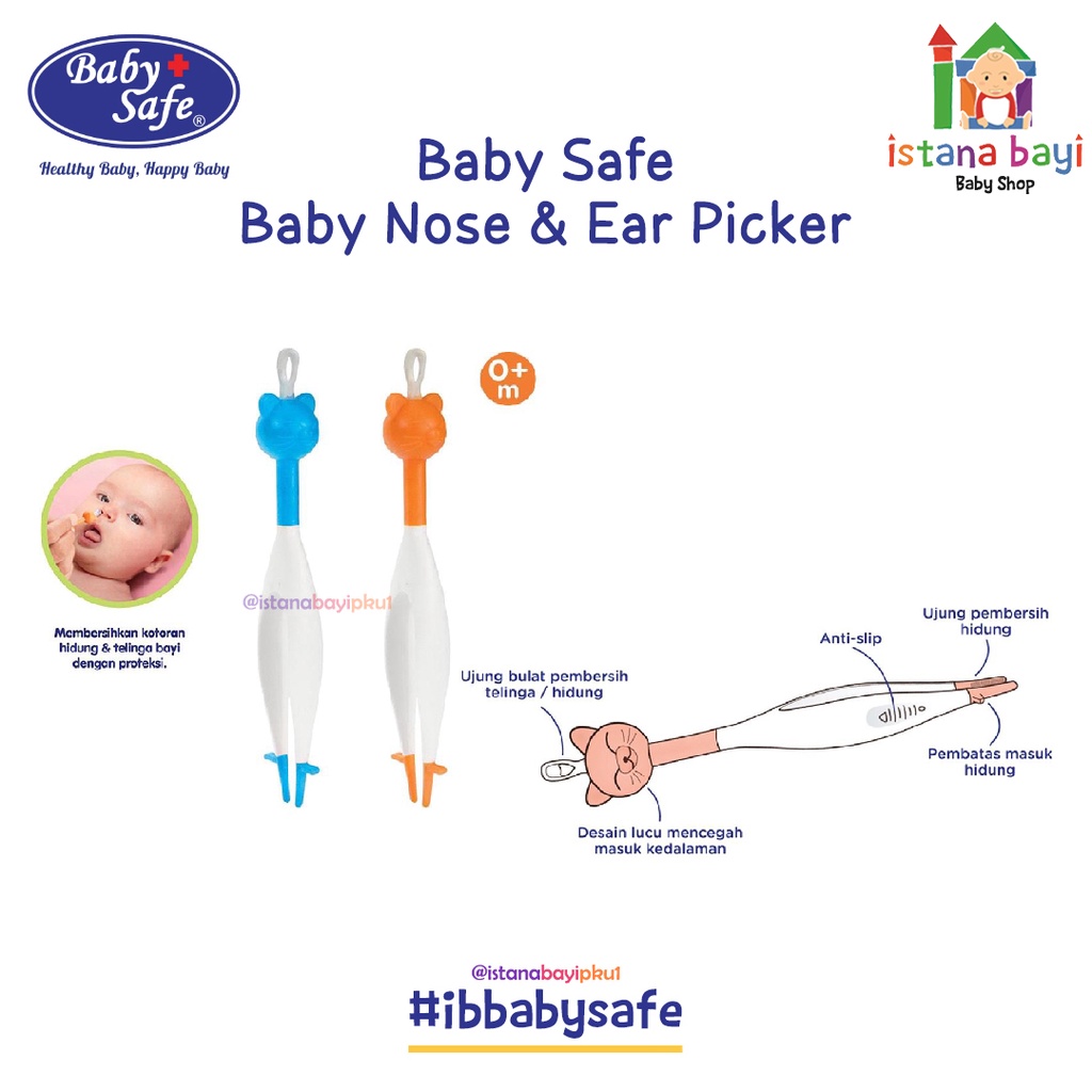 Baby Safe Picker Nose &amp; Ear NAS03/Pembersih Hidung