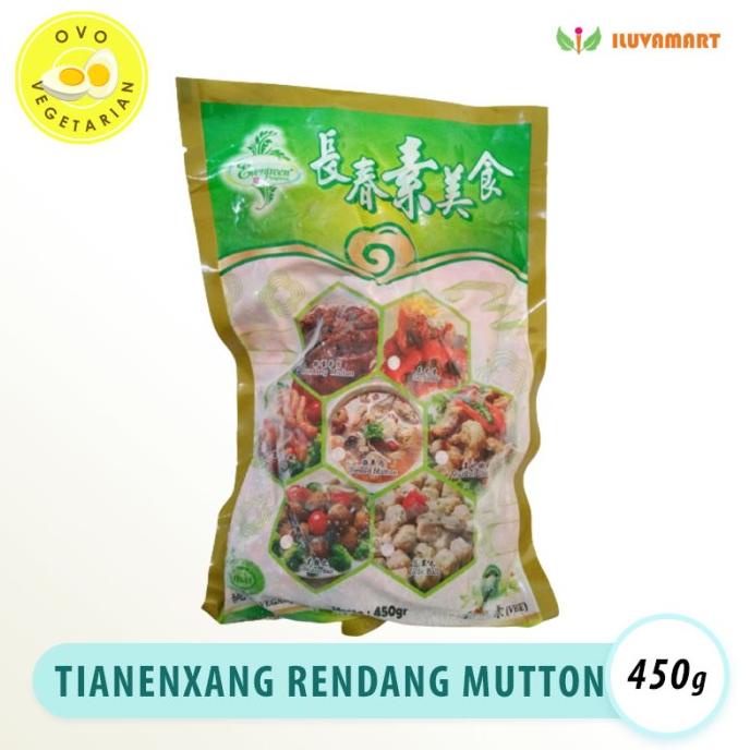 

Tian En Xiang Rendang Mutton Vegan 450 gr / Rendang Kambing Vegetarian termurah