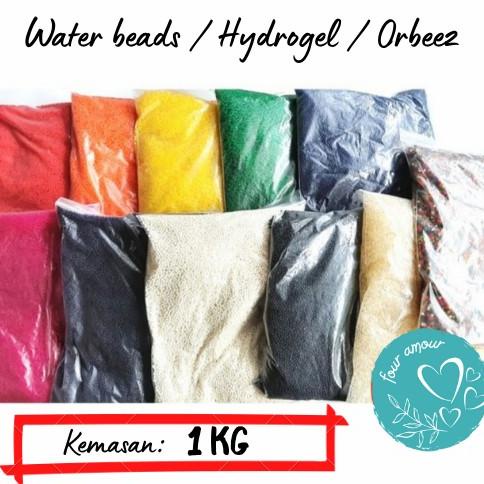 [Grosir] 1 kg Waterbeads / hidrogel / orbeez / water beads kiloan