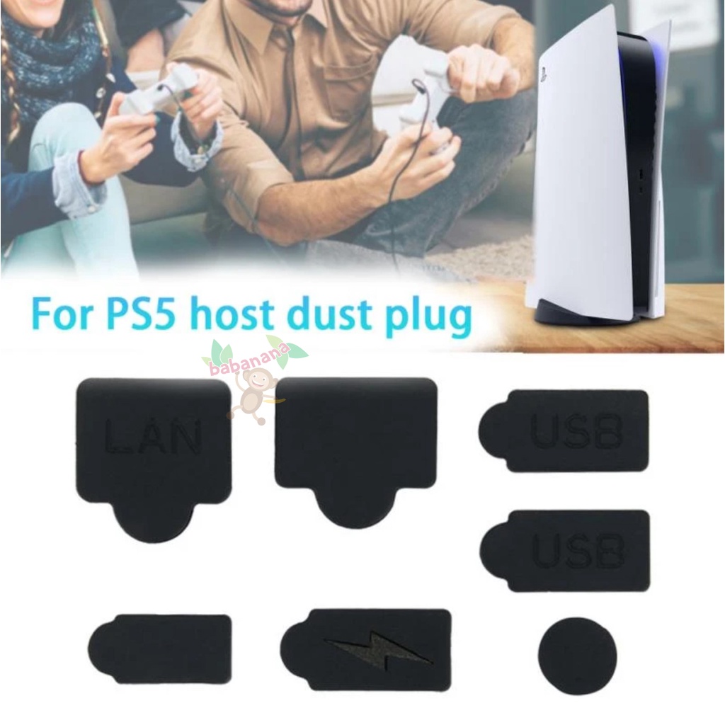 1 Set Dust Cover Pelindung Anti Debu Port Ps5 PlayStation 5 Silicon