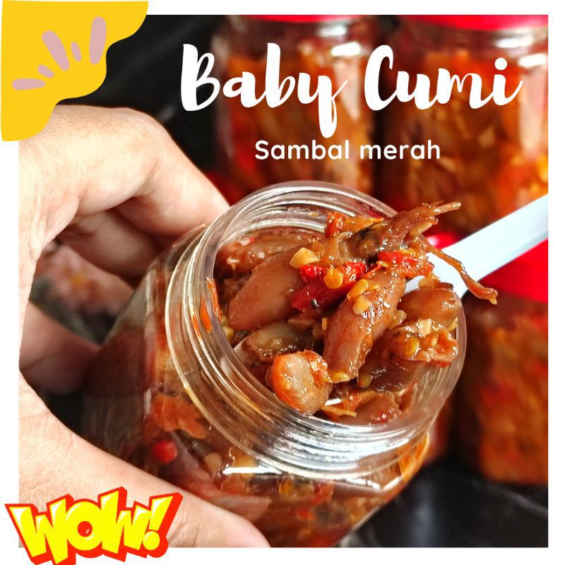 

300gr (INDOSAMBEL) Sambal Cumi, Paru, Cakalang, Roa, Ayam Suwir, Pete, Teri Medan, Jengkol, Bawang, Terasi