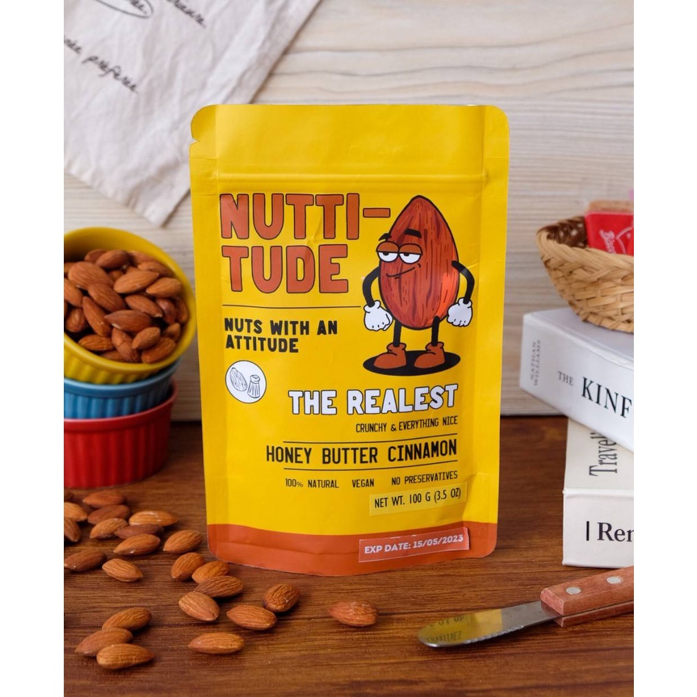

Nuttitude | Almond and Cashew Snack | The Realest - Honey Butter