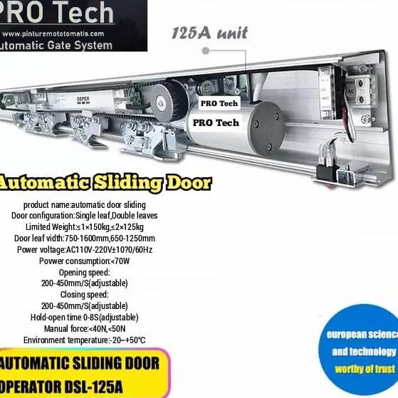 Automatic Sliding Door Mesin Pintu Kaca Sensor Otomatis