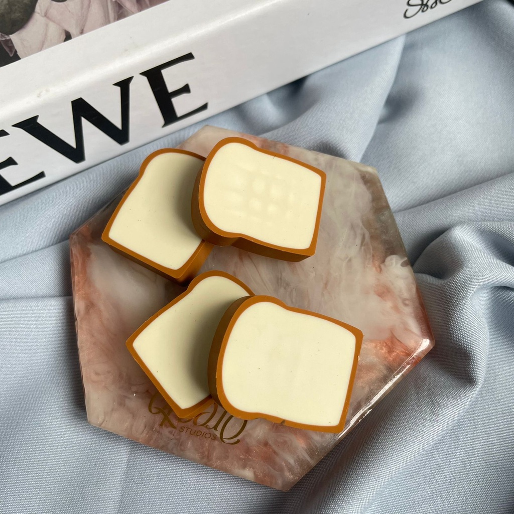 

Penghapus miniatur bentuk makanan Roti Biskuit penghapus viral aesthetic lucu
