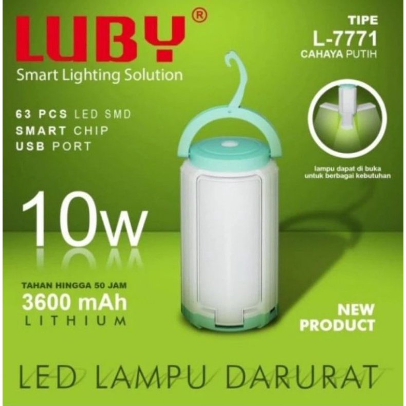 Lampu Led Emergency Luby L-7771 Model Gantung