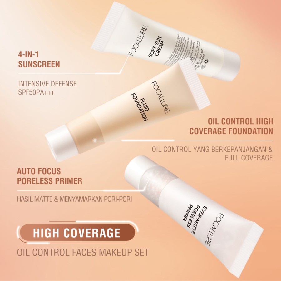 Focallure Foundation Sunscreen Primer Travel Size