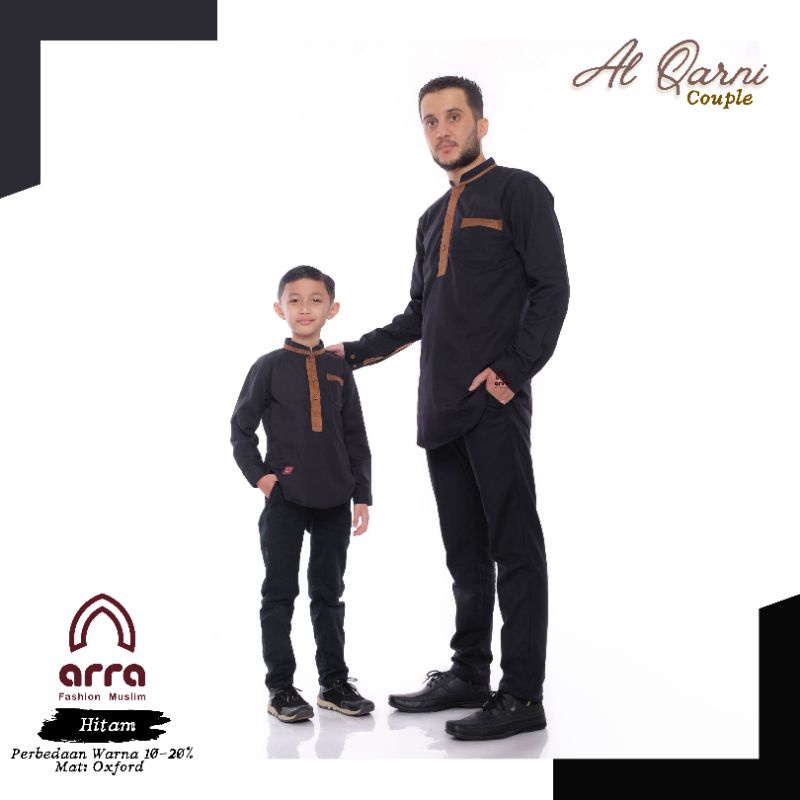 Baju Koko Couple Kurta Pakistan Ayah Dan Anak Laki Laki Lengan Panjang Al Qarni Arra Original Premium Baju Muslim Pria