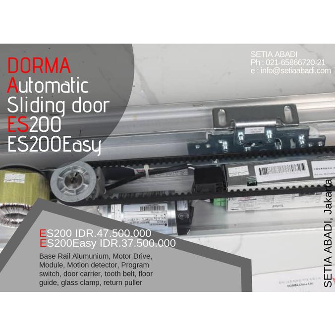 Dorma Automatic Sliding Door Es200Easy