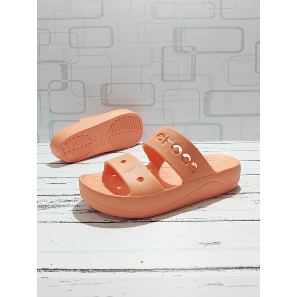 CROCS BAYA PLATFORM SLIDE SANDAL WOMEN