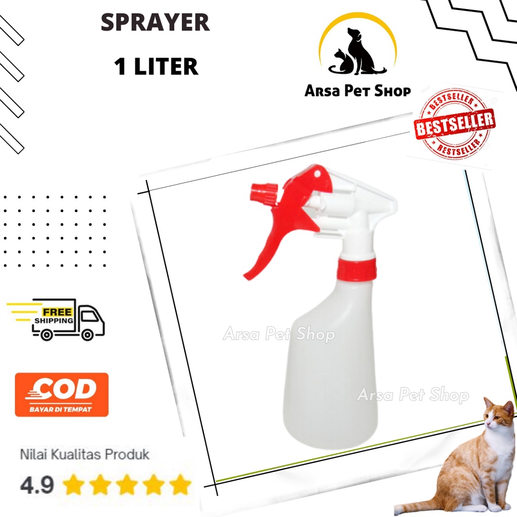 Semprotan Air 1 Liter / Hand Sprayer 1 Liter