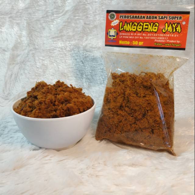 

Abon Sapi Langgeng jaya Klaten 50 gr/100 gr