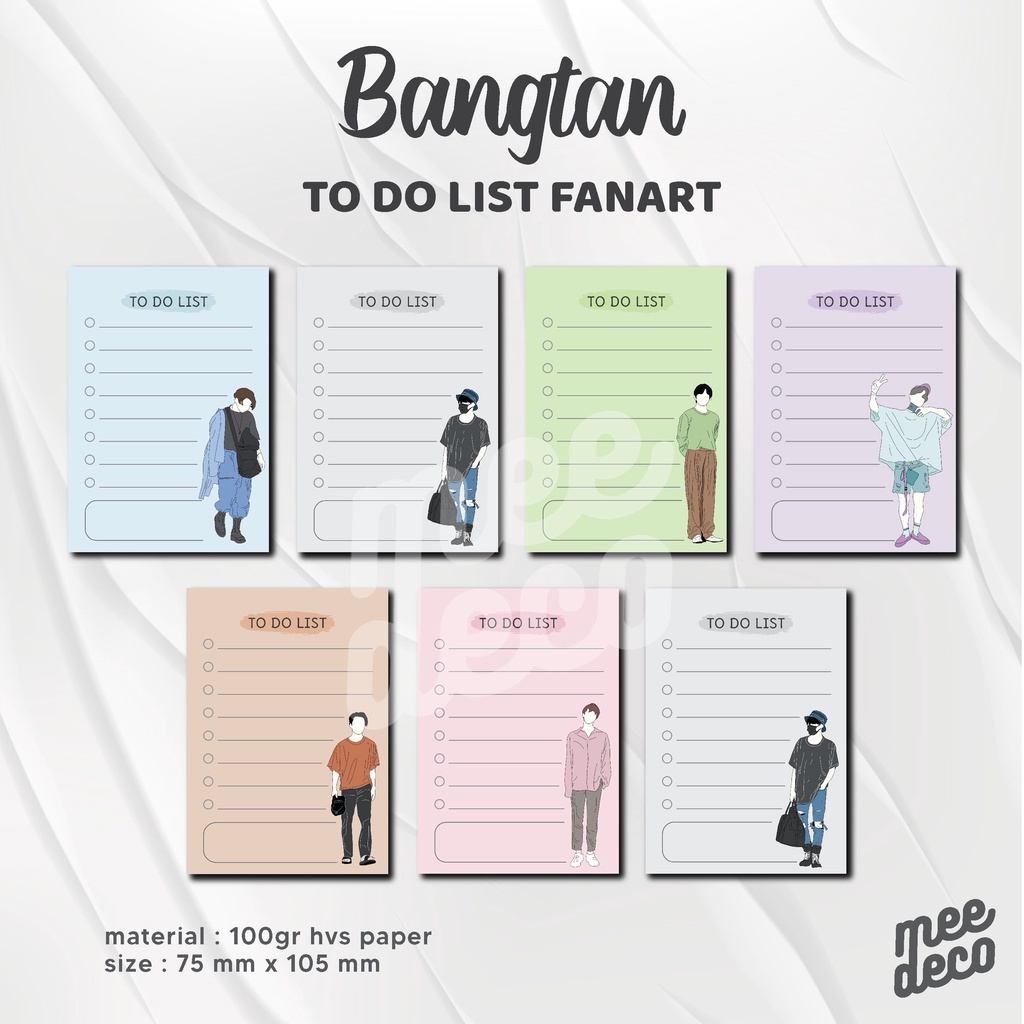 

BTS TO DO LIST fanart