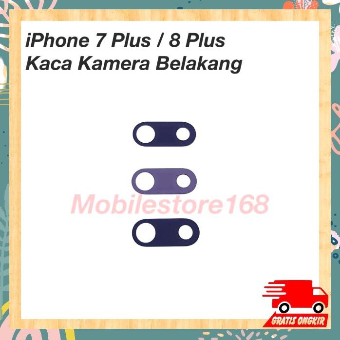 Kaca Kamera Lensa Belakang Iphone 7 Plus 8 Plus Tanpa Ring