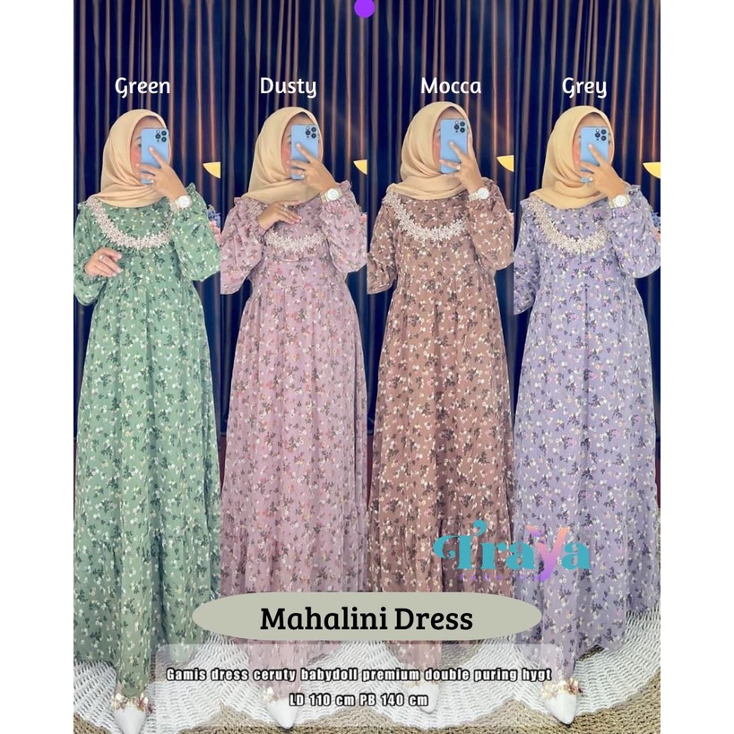 GAMIS DRESS WANITA - MAHALINI DRESS