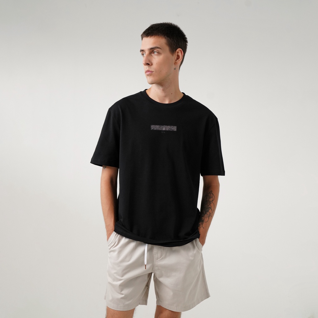 CELCIUS Kaos Lengan Pendek Bordir I31000142C I31000173C Hitam