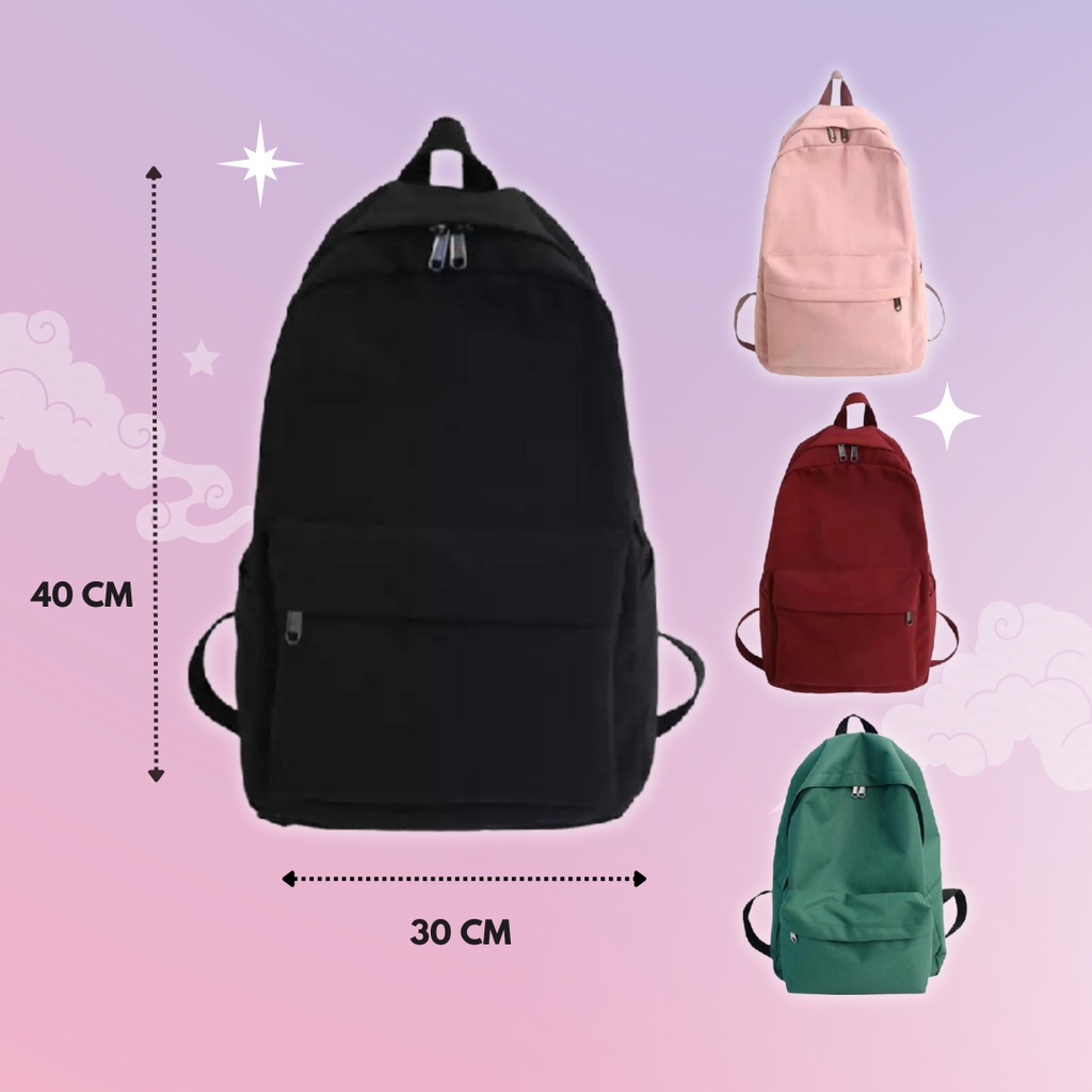 Tas Ransel Wanita Mini Kanvas Waterproof TR002