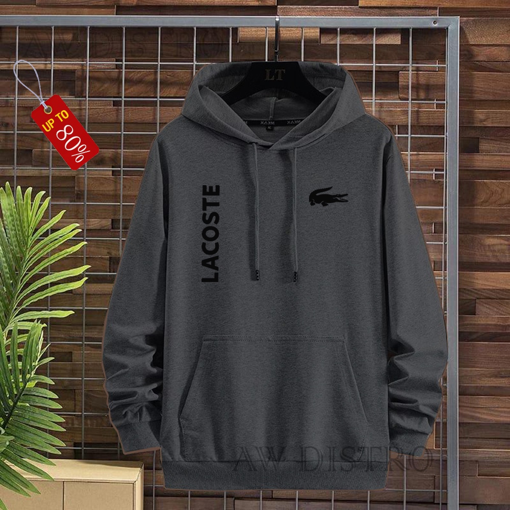 COD Promo Termurah Sweater Hoodie Modern LCT KIRKA Text Hitam Premium Quality