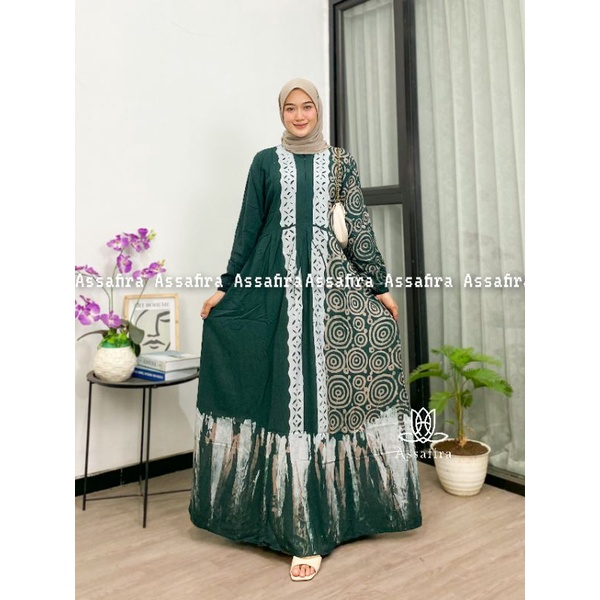 GAMIS TWILL RAYON TERBARU MOTIF KEKINIAN