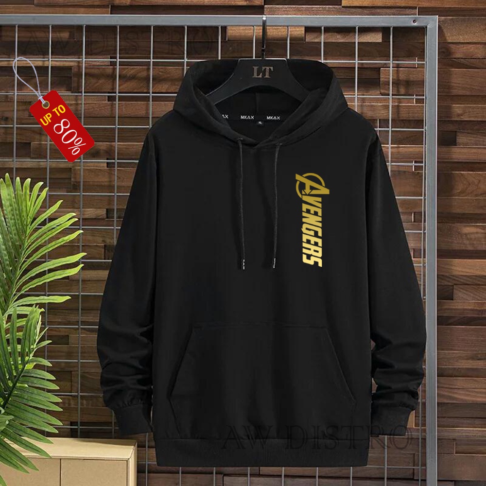 COD Promo Termurah Sweater Hoodie Modern  Avnger 87 Text Gold Premium Quality