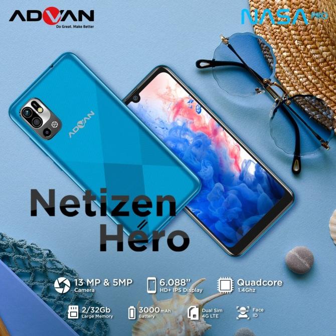 Advan NASA PRO 2GB / 32GB Netizen Hero Android Smartphone