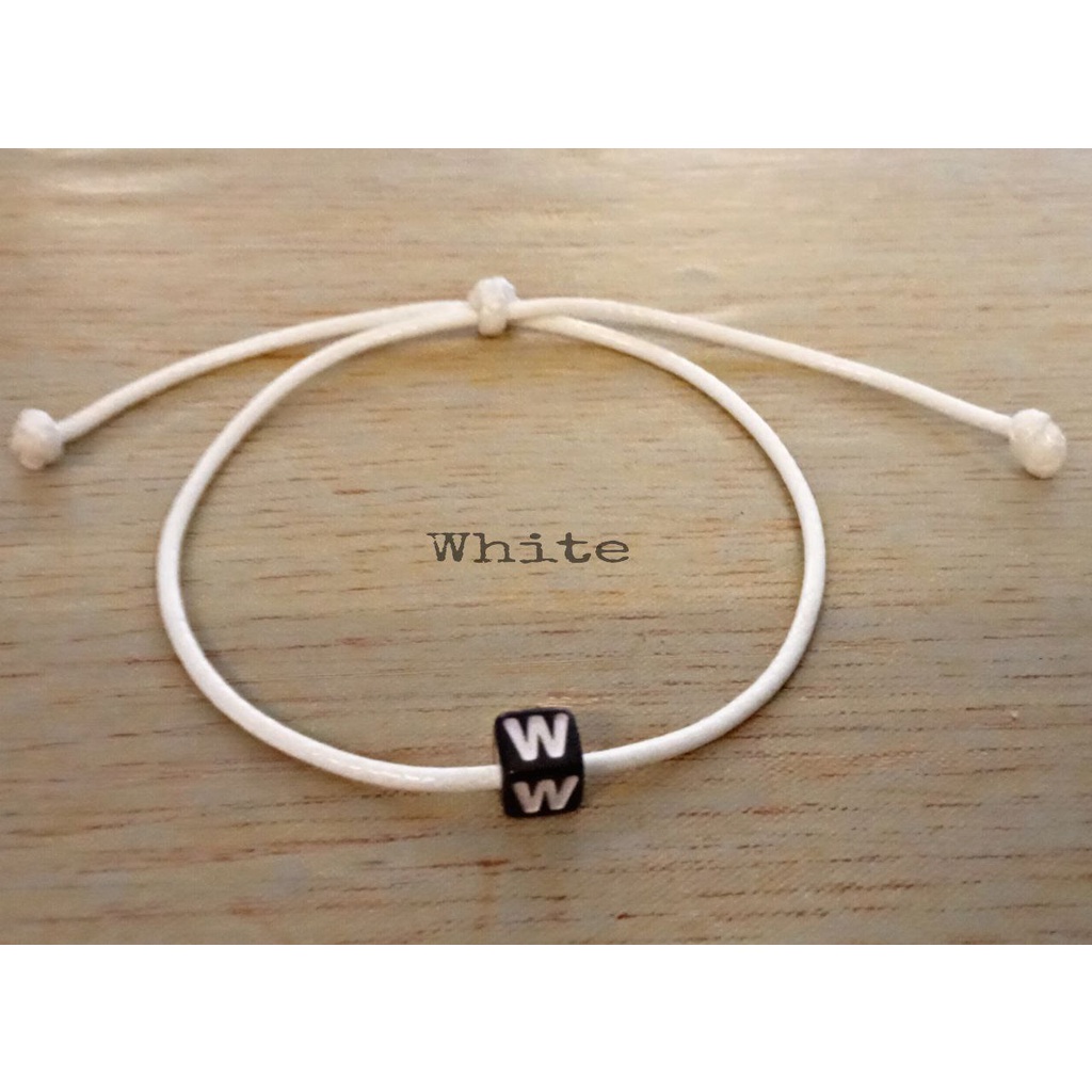 GELANG INISIAL (A - L) KOREA /GELANG SIMPLE