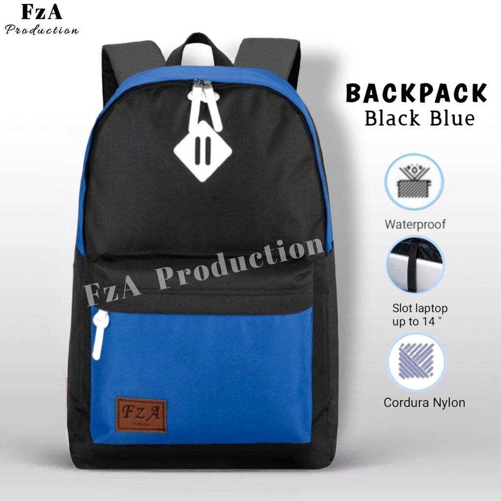 FzA Official - Tas Ransel Gendong Laptop Distro Sekolah Kuliah Pria Wanita Backpack Murah Original Tas Punggung Laptop -BBRC