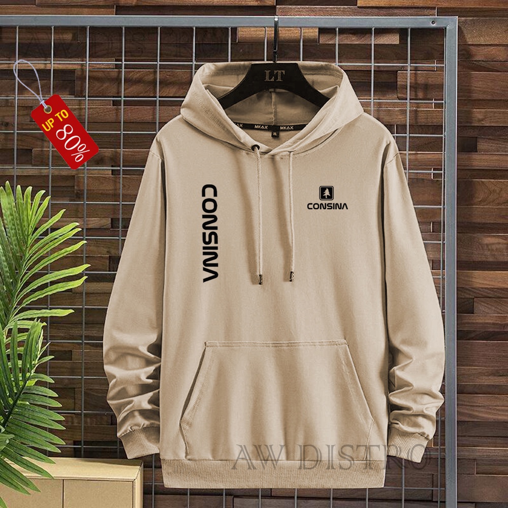 COD Promo Termurah Sweater Hoodie Modern CSN Kirka Text Hitam Premium Quality