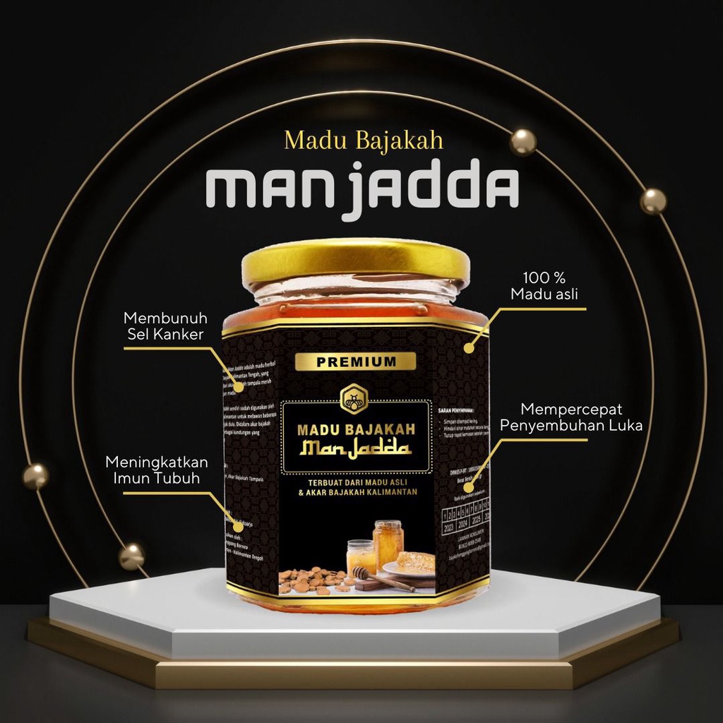 Madu Akar Bajakah MANJADDA Premium 100% ORIginal Kalimantan - Atasi Benjolan Kanker Tumor &amp; Segala Kronis