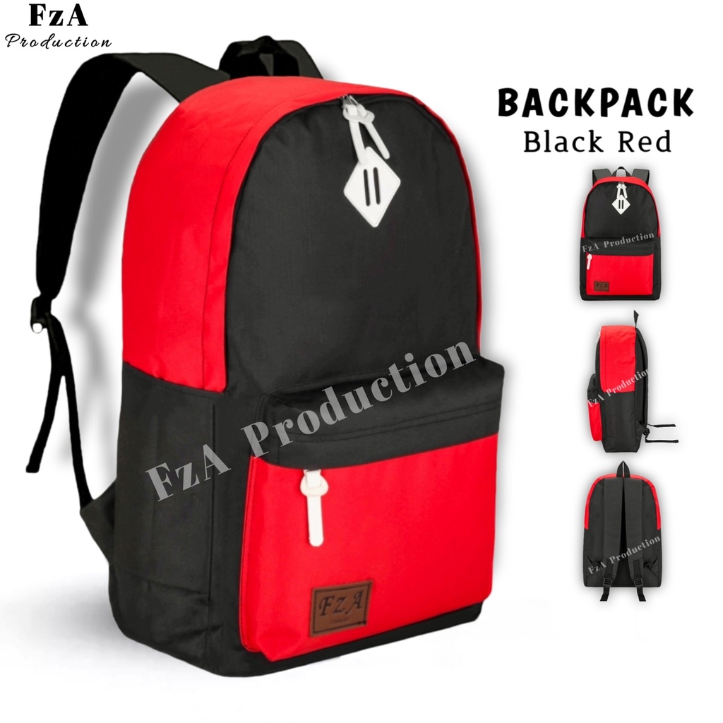 FzA Official - Tas Ransel Gendong Laptop Distro Sekolah Kuliah Pria Wanita Backpack Murah Original Tas Punggung Laptop - BRDRC