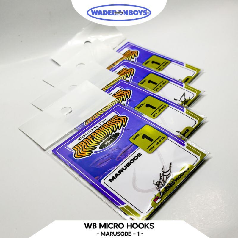 Mata Kail Marusode Size 1 (Berlubang) | Mata Pancing Marusode | Kail Pancing Wader