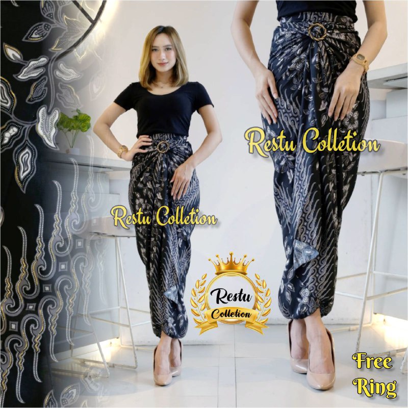 Rok Lilit Kain Batik Wanita Bahan Premium Murah Banyak Motif