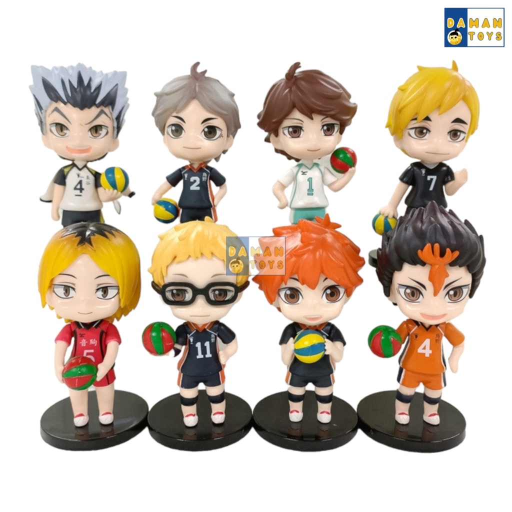 Action Figure Haikyu Volleyball Anime set 8