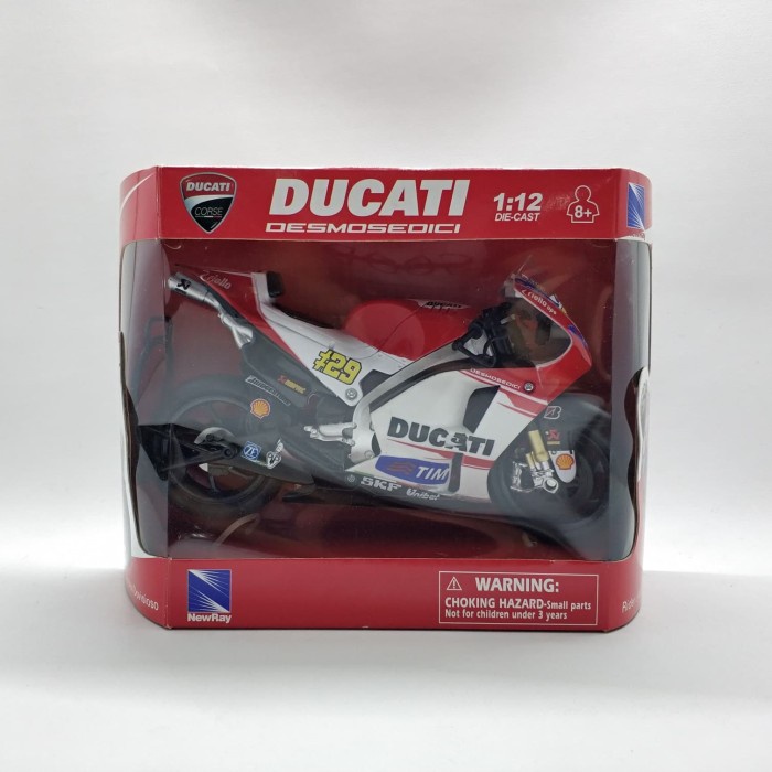 Diecast Motor MotoGP Newray Ducati 2015 Desmosedici Andrea Iannone