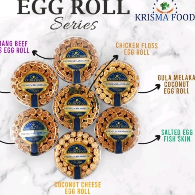 

Coconut Cheese Egg Roll Krisma Food Semprong premium Chicken Floss Rol