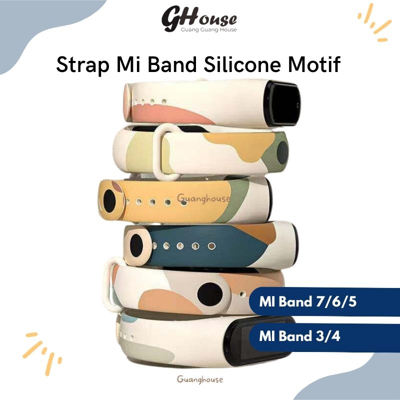 Strap Mi Band 7 Morandi Xiaomi Mi Band 7 Tali Pengganti Xiaomi Mi Band 7 Morandi Style