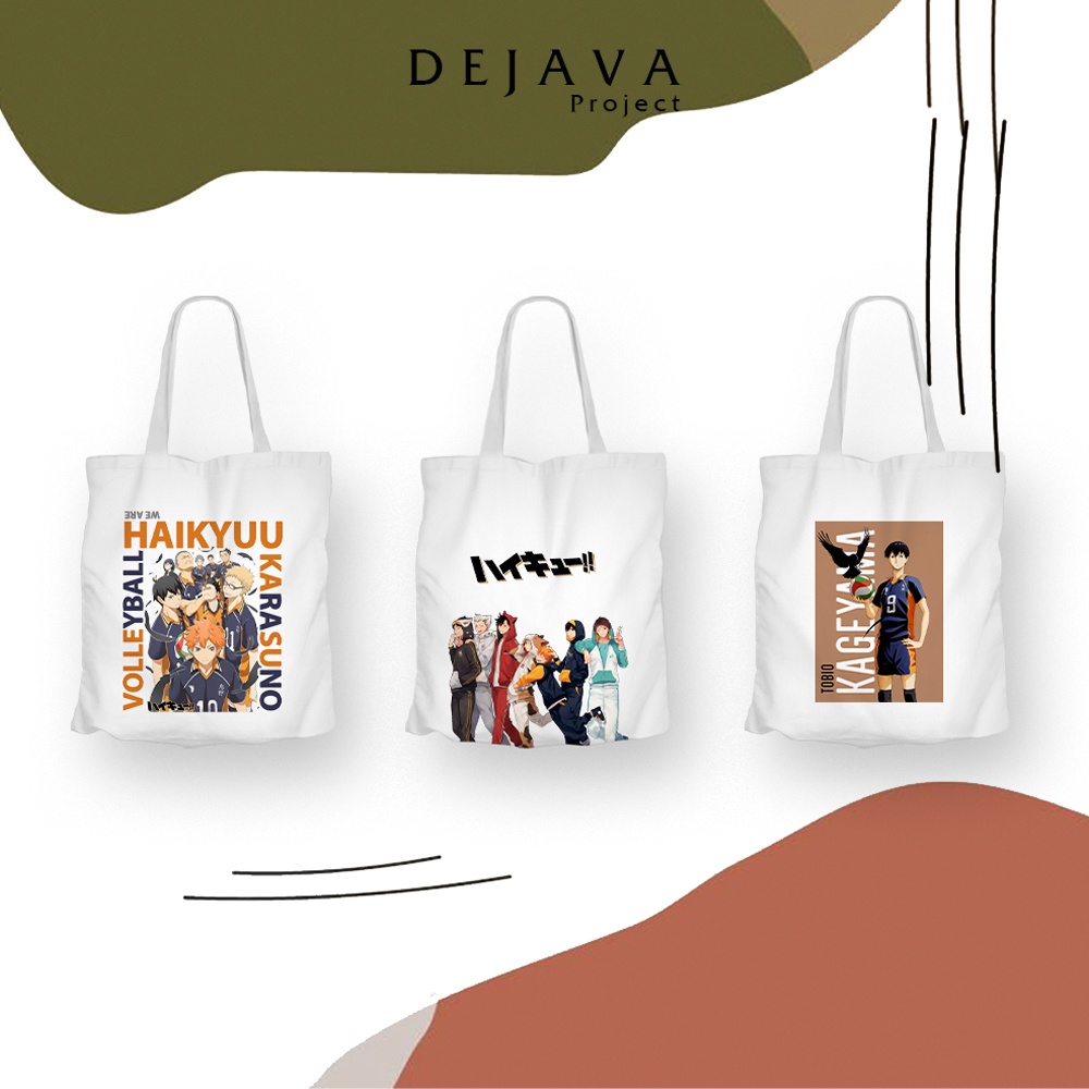 TERBARU TOTEBAG ORIGINAL DEJAVA KUALITAS TOTEBAG  KANVAS TERBAIK ANIME HIKYUU