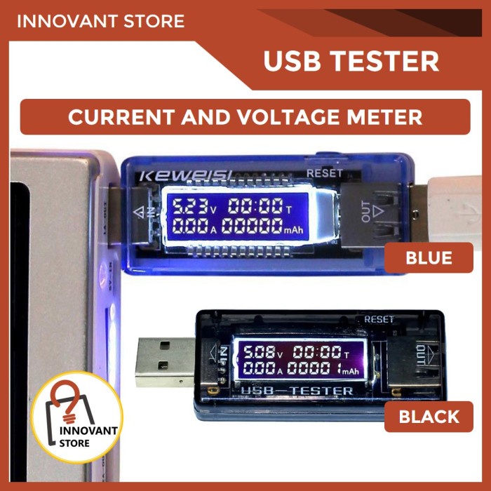 USB Multi Tester Digital Multimeter Doctor Volt Ampere Meter Charger