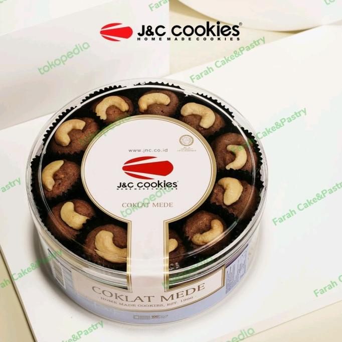 

Coklat Mede jnc cookies kemasan toples reguler