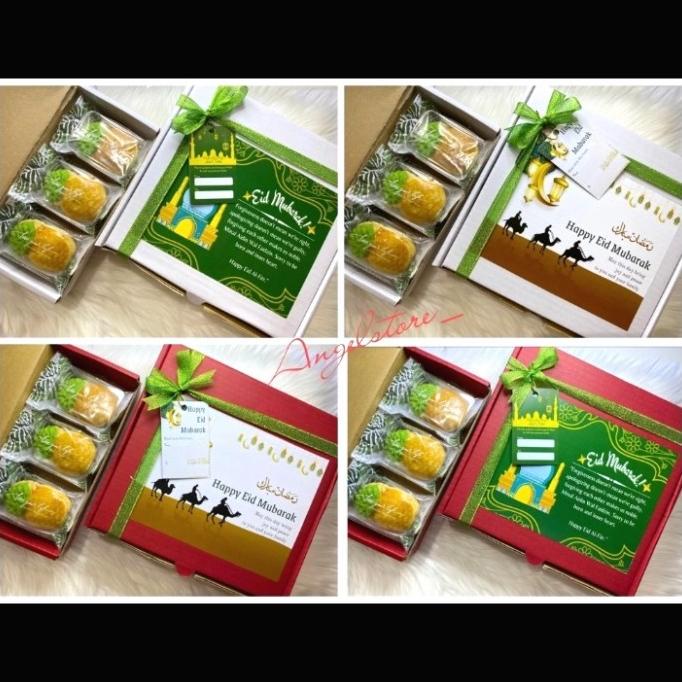 

Hampers Lebaran Idul Fitri Nastar Taiwan Premium Cake isi 12 pcs.