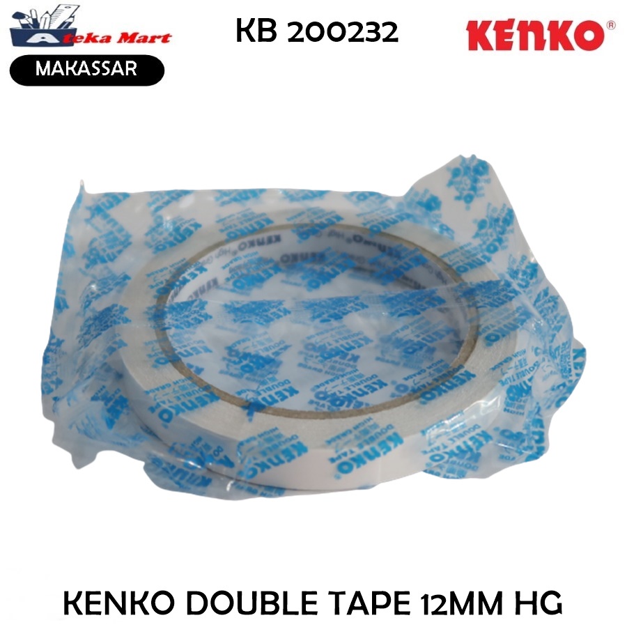 

[1 ROLL] KENKO - JK 12MM 15Y DOUBLE TAPE / ISOLASI TIMBAL BALIK