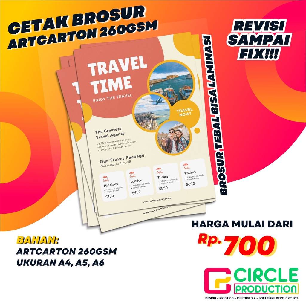 

CETAK BROSUR TEBAL MENGKILAP MURAH | GRATIS DESIGN | BROSUR, IKLAN, POSTER DLL | UKURAN A4,A5 | REVISI SAMPAI FIX!!