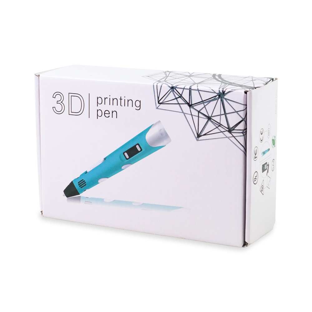 Pulpen 3D Anak Stereoscopic Printing Magic Drawing 3 Filament - 3041-2Y - Blue