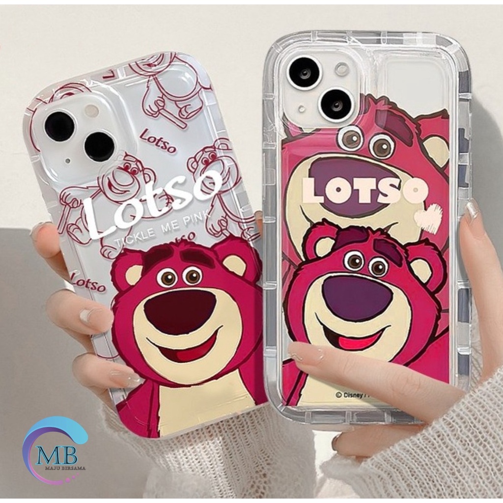 SS809 SOFTCASE CUTE STRAWBERRY LOTSO FOR IPHONE 6 6S 6+ 6S+ 7 8 7+ 8+ X XS XR XS MAX 11 12 13 14 PRO MAX MB4622