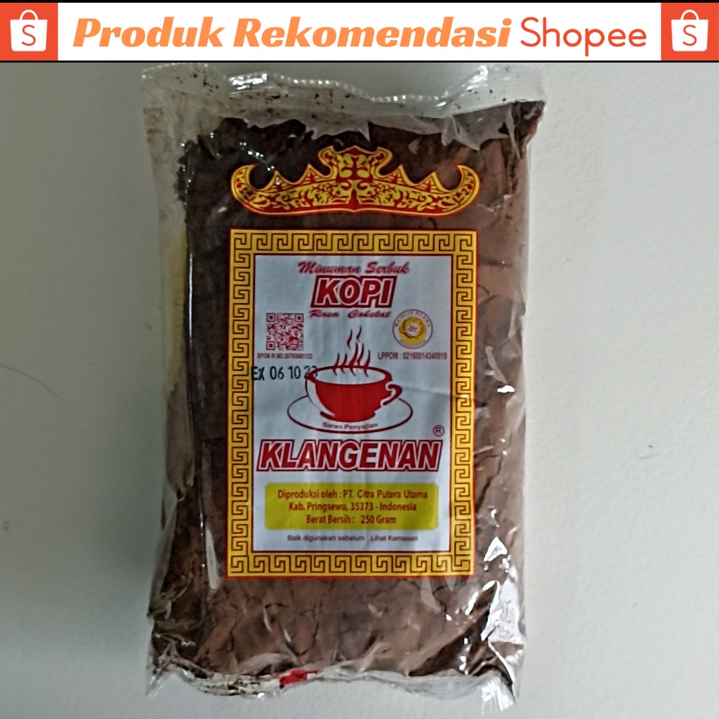 Kopi Bubuk Lampung Klangenan 250 gr Asli Pringsewu Murah - Kopi Lampung Asli / Kopi Robusta Lampung