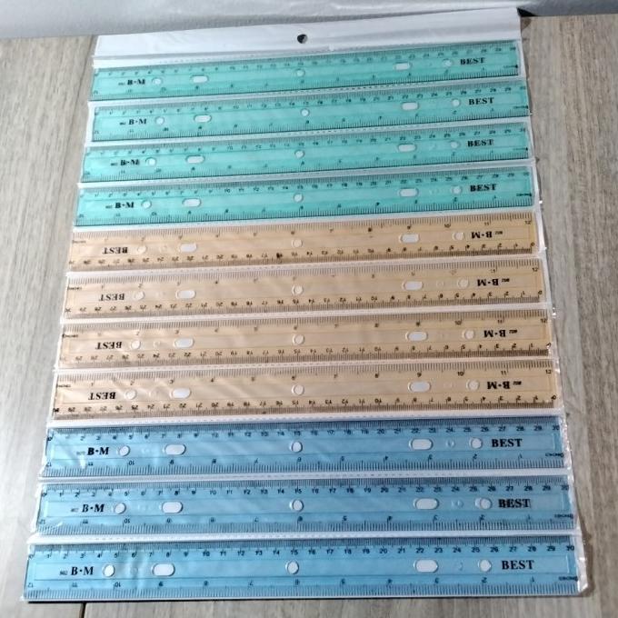 

paling diminati] Mistar 30cm warna warni Best