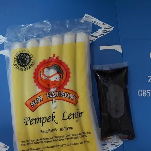 

Pempek Lenjer Super Sony + Cuko Plastik 250Ml Empek Soni Mpek Son Haji Kanibelaa2