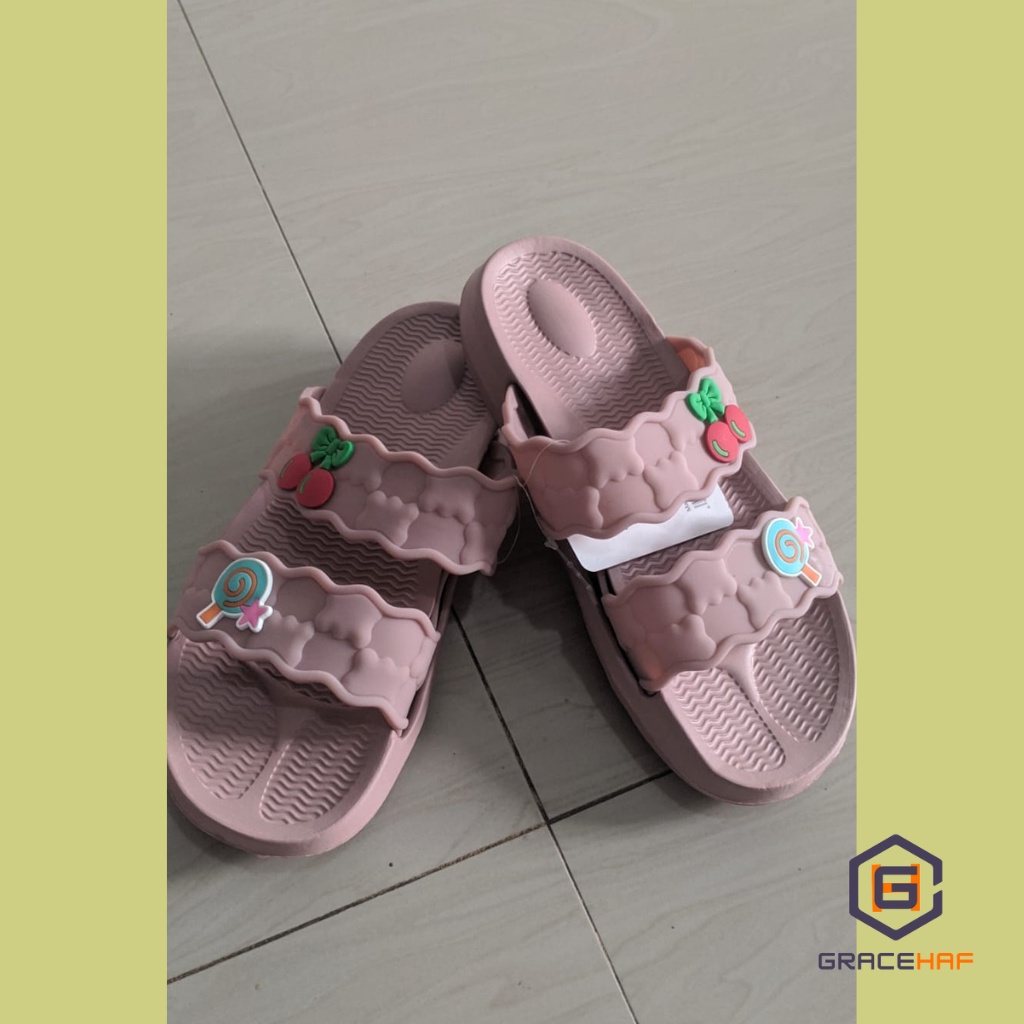 GOSOME - Sandal 601 Cewek Slop Ban 2 Ukuran 36 - 40